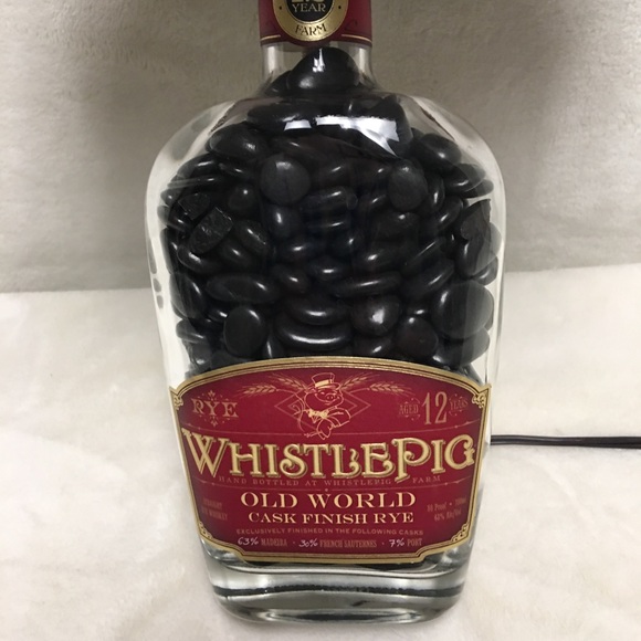 WhistlePig 12 yr  Rye Whiskey Bourbon bottle lamp - Picture 6 of 7